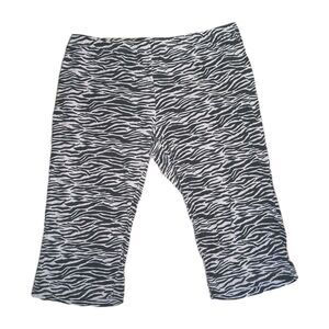 ​Secret Treasures Zebra Pajama Pants XL 16-18 Sleepwear Cotton Capri Lounge...